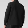Conquer Max Mock Neck Full Zip - Zwart
