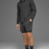 Conquer Max-trui met opstaande kraag en doorlopende rits - Anthracite