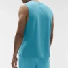 Conquer Muscle Tank - Blue Breeze
