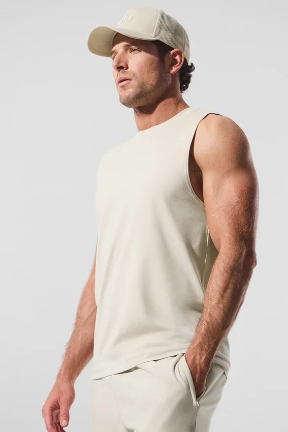 Conquer Muscle Tank - Bone