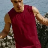 Conquer Muscle Tank - Garnet