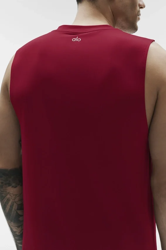 Conquer Muscle Tank - Garnet