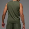 Conquer Muscle Tank - Green Olive
