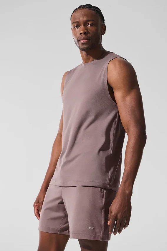 Conquer Muscle Tank - Mushroom