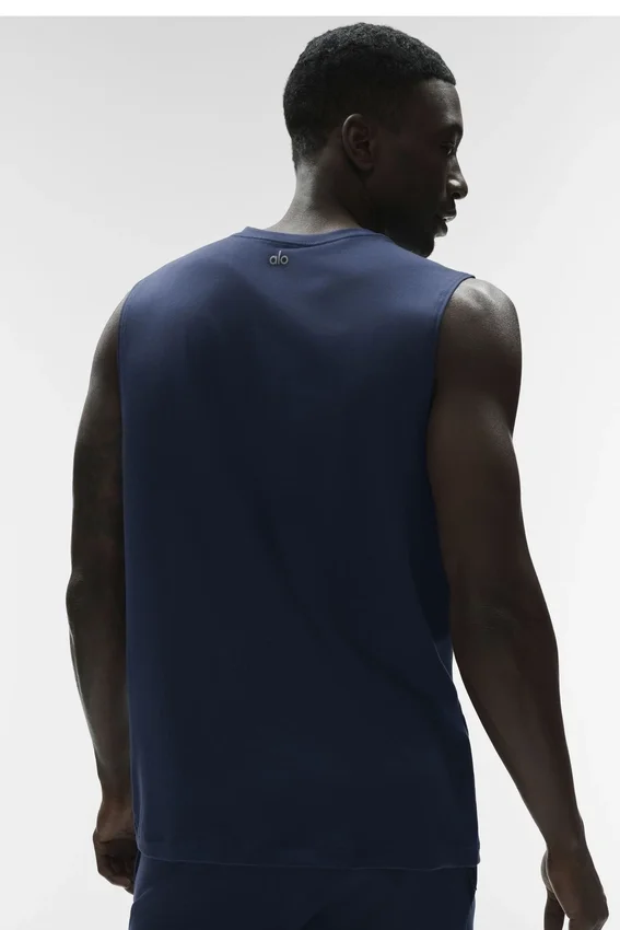 Conquer Muscle Tank - Navy