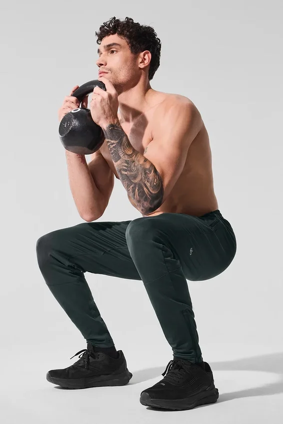 Conquer React Performance-broek - Charcoal Green