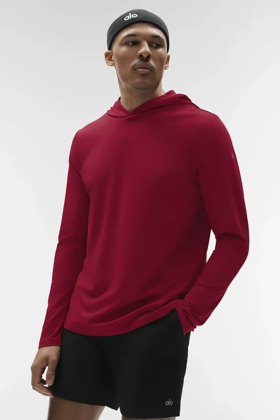 Conquer Reform met lange mouwen en capuchon - Garnet