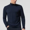 Conquer Reform met staande kraag en lange mouwen – Marineblauw