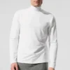 Conquer Reform shirt met hoge kraag en lange mouwen - Wit