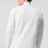 Conquer Reform shirt met hoge kraag en lange mouwen - Wit