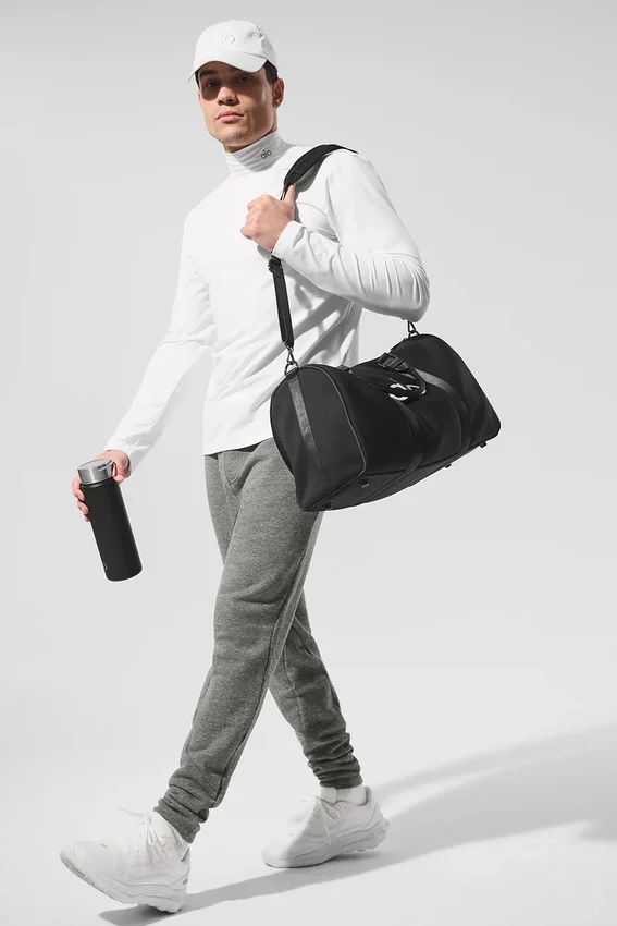 Conquer Reform shirt met hoge kraag en lange mouwen - Wit