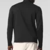 Conquer Reform shirt met hoge kraag en lange mouwen - Zwart