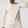 Conquer Reform shirt met lange mouwen en capuchon - Bone