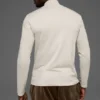 Conquer Reform shirt met staande kraag en lange mouwen - Bone