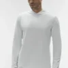 Conquer Reform T-shirt met lange mouwen en capuchon - White