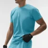 Conquer Reform T-shirt met ronde hals en korte mouwen - Blue Breeze