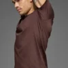 Conquer Reform T-shirt met ronde hals en korte mouwen - Brownstone