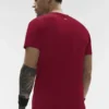Conquer Reform T-shirt met ronde hals en korte mouwen - Garnet