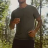 Conquer Reform T-shirt met ronde hals en korte mouwen - Olive Tree