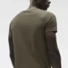 Conquer Reform T-shirt met ronde hals en korte mouwen - Olive Tree