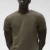 Conquer Reform T-shirt met ronde hals en korte mouwen - Olive Tree