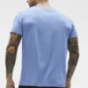 Conquer Reform T-shirt met ronde hals en korte mouwen - Provence Blue Heather