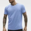 Conquer Reform T-shirt met ronde hals en korte mouwen - Provence Blue Heather