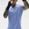 Conquer Reform T-shirt met ronde hals en korte mouwen - Provence Blue Heather