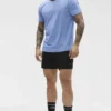 Conquer Reform T-shirt met ronde hals en korte mouwen - Provence Blue Heather