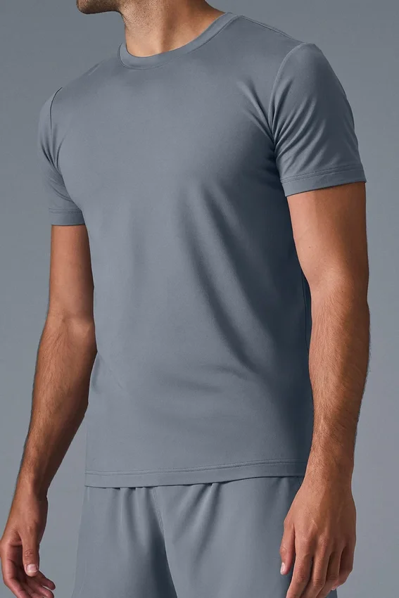 Conquer Reform T-shirt met ronde hals en korte mouwen - Steel Grey