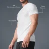 Conquer Reform T-shirt met ronde hals en korte mouwen - White