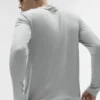 Conquer Reform T-shirt met ronde hals en lange mouwen - Athletic Heather Grey