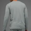 Conquer Reform T-shirt met ronde hals en lange mouwen - Lunar Grey
