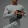 Conquer Reform T-shirt met ronde hals en lange mouwen - Lunar Grey