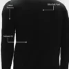 Conquer Reform T-shirt met ronde hals en lange mouwen - Zwart