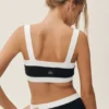 Cotton Cashmere Capri Dream Bra - Zwart/Wit
