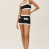 Cotton Cashmere Capri Dream Bra - Zwart/Wit