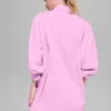 Cotton Real Deal overhemd met lange mouwen en knopen – Candy Heart Pink