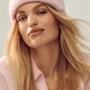 Courchevel kasjmier muts - Frosted Pink
