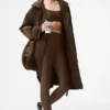 Crinkle on the Move Trench - Espresso
