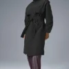 Crinkle on the Move Trench - Zwart