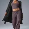 Crinkle on the Move Trench - Zwart
