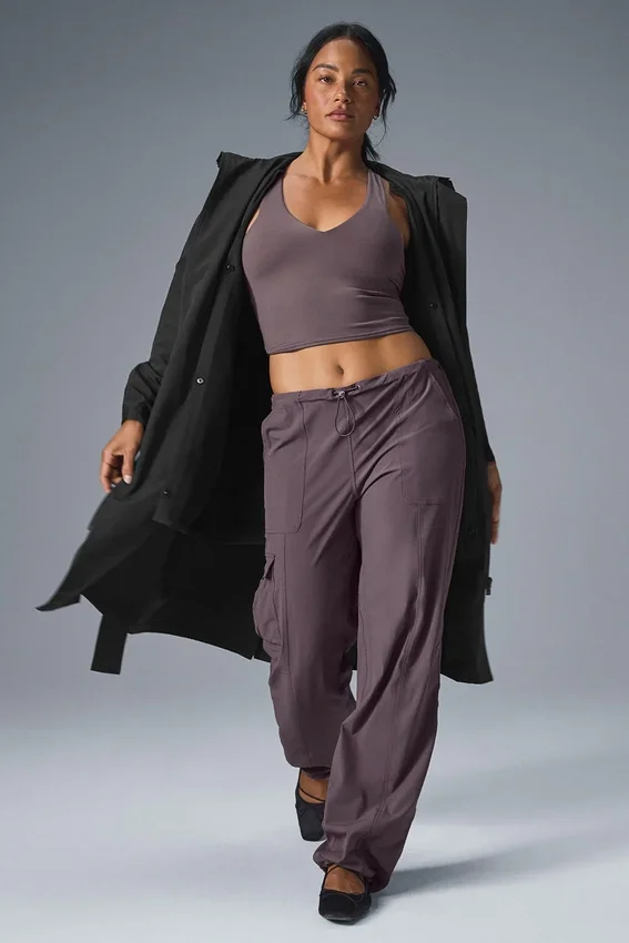 Crinkle on the Move Trench - Zwart