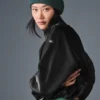 Cropped Afterglow-trui - Zwart