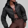 Cropped Atmosphere-pufferjas - Zwart