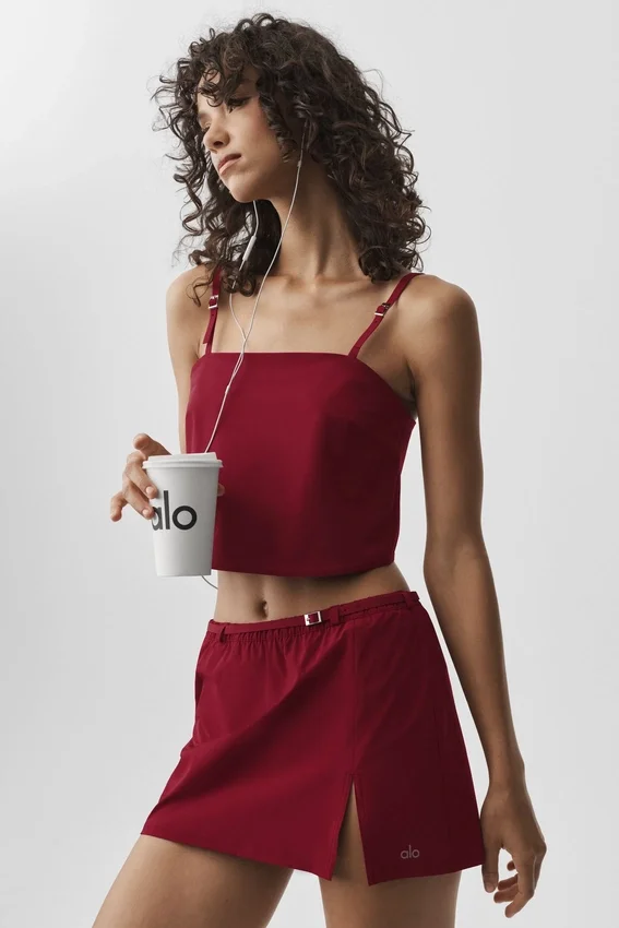 Cropped Connection Top - Summer Romance Red