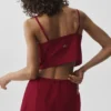 Cropped Connection Top - Summer Romance Red