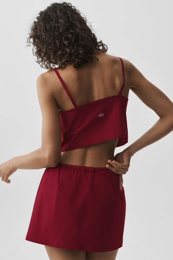 Cropped Connection Top - Summer Romance Red