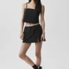 Cropped Connection Top - Zwart