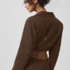 Cropped Cosmopolitan-jas - Espresso